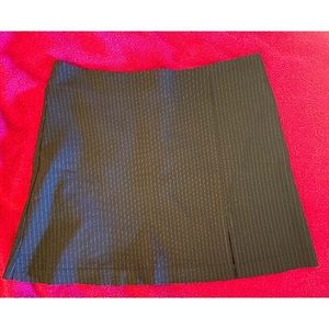 Women’s Grey Pin Stripe Mini Skirt